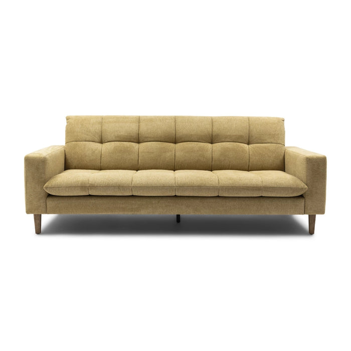 3,5-Sitzer-Sofa Nelson, Silky Brass, Chenille-Jacquard Vogue