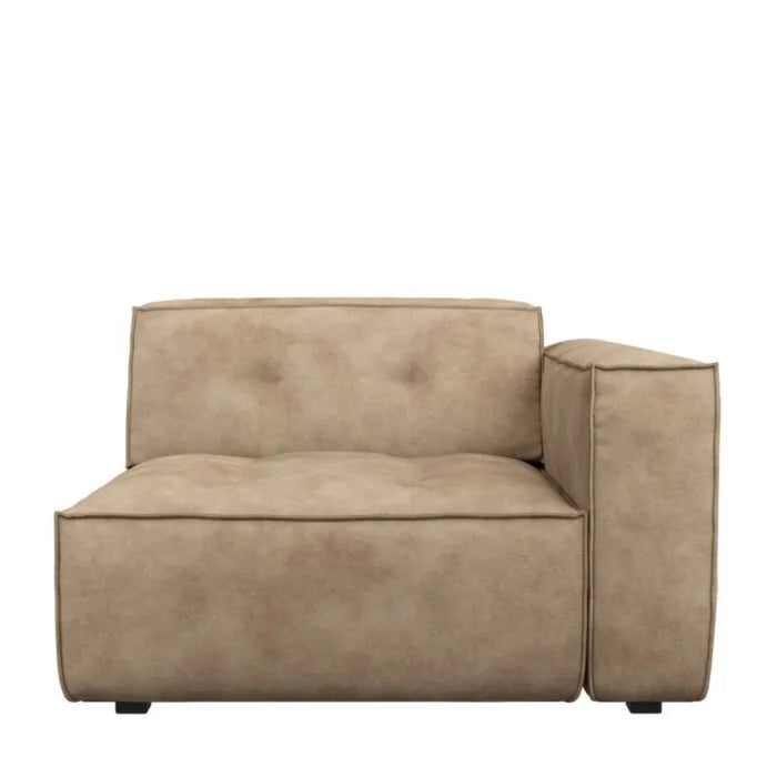 Brandon Modulares Sofa, Velvet Golden Beige - Betten Ritter Living