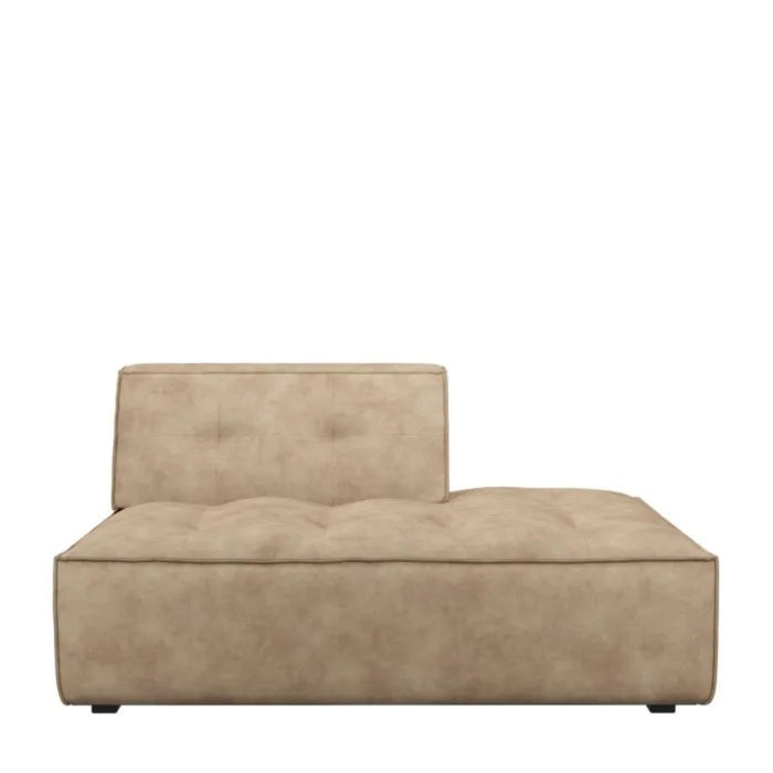 Brandon Modulares Sofa, Velvet Golden Beige - Betten Ritter Living