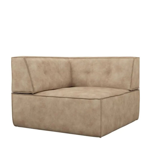 Brandon Modulares Sofa, Velvet Golden Beige - Betten Ritter Living