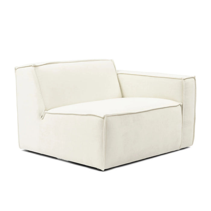 Modulares Sofa The Jagger Sparkling White, Copperfield Weave