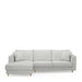 Kendall Sofa With Chaise Longue, washed cotton - Betten Ritter Living