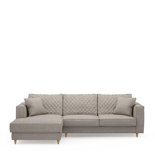 Kendall Sofa With Chaise Longue, washed cotton - Betten Ritter Living