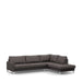 West Houston Corner Sofa Chaise Longue, scottish suede - Betten Ritter Living