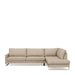 West Houston Corner Sofa Chaise Longue, washed cotton - Betten Ritter Living