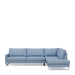 West Houston Corner Sofa Chaise Longue, washed cotton - Betten Ritter Living