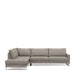 West Houston Corner Sofa Chaise Longue, washed cotton - Betten Ritter Living