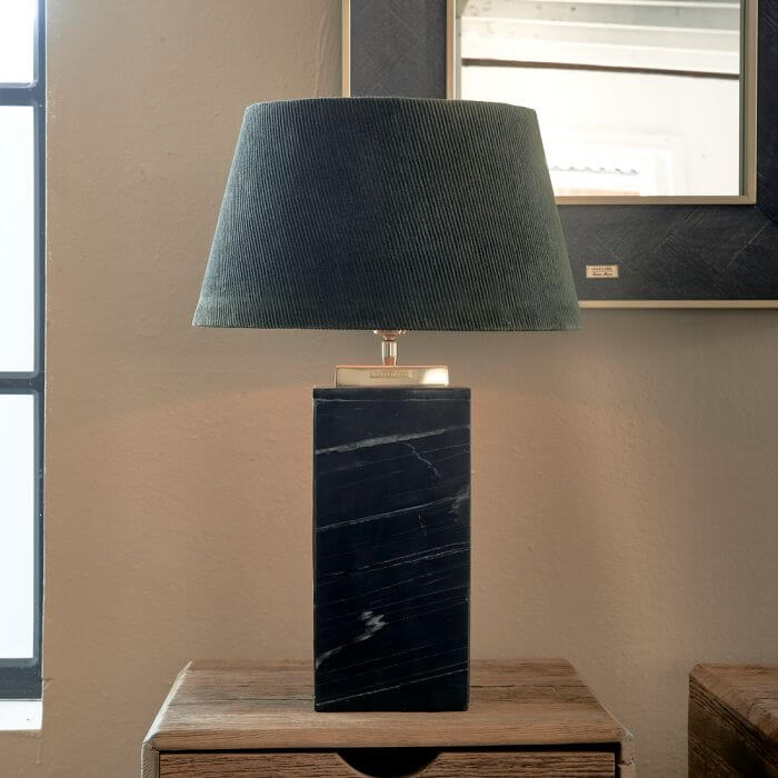 Sierra Marble Square Lamp Base