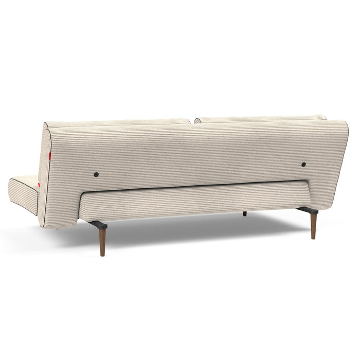 Klappsofa Unfurl Lounger Corduroy Ivory 140x200 cm