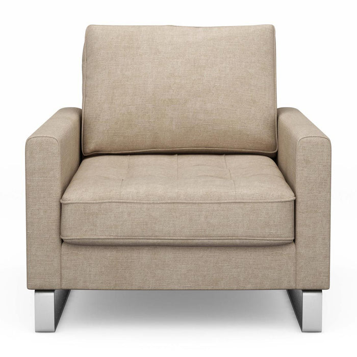 West Houston Armchair, washed cotton - Betten Ritter Living