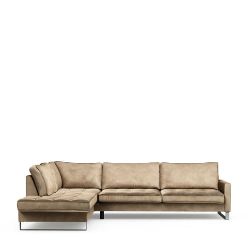 West Houston Corner Sofa Chaise Longue, velvet - Betten Ritter Living