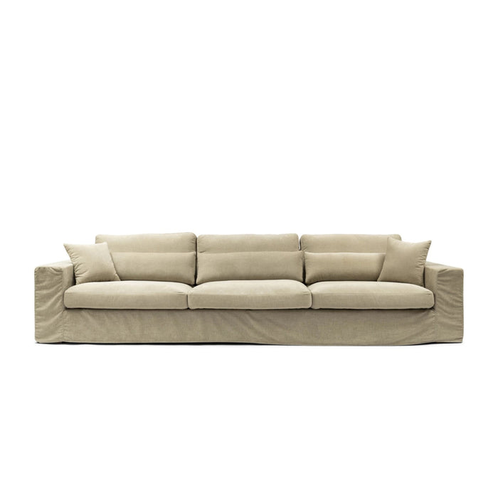 XL Sofa Miles, Claudy Flax, Copperfield Weave