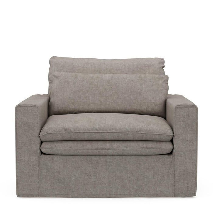 Continental Love Seat, washed cotton - Betten Ritter Living