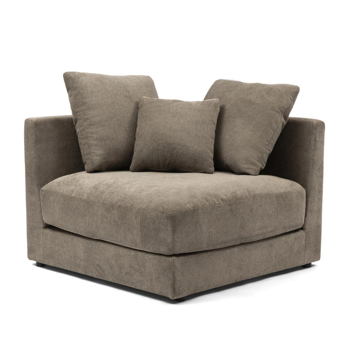 Modulares Sofa Vail, Warm Taupe, Chenille Jacquard Vogue