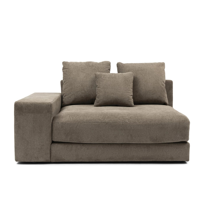 Modulares Sofa Vail, Warm Taupe, Chenille Jacquard Vogue