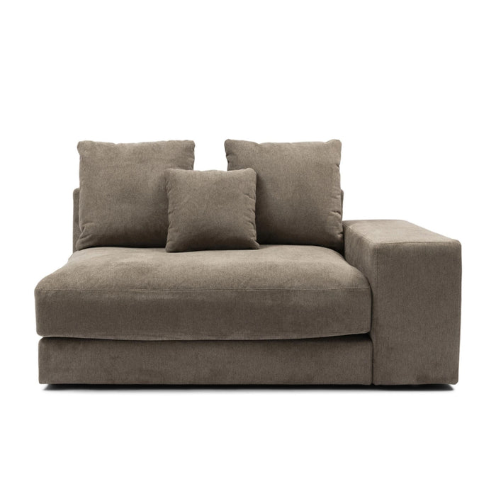 Modulares Sofa Vail, Warm Taupe, Chenille Jacquard Vogue