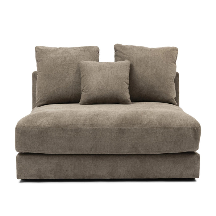 Modulares Sofa Vail, Warm Taupe, Chenille Jacquard Vogue