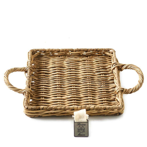 Rustic Rattan Mini Tray square - Betten Ritter Living