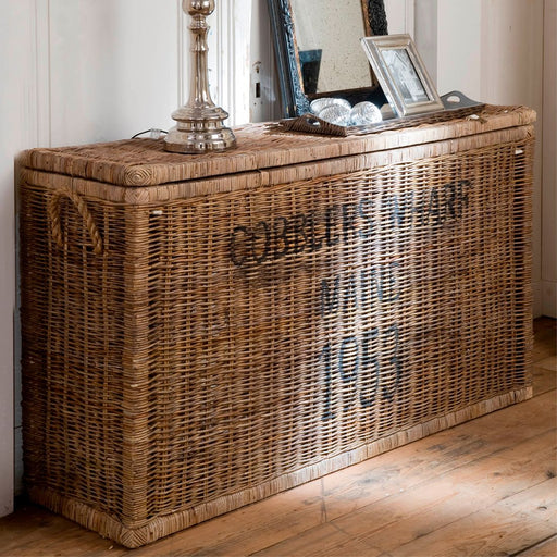 Rustic Rattan Cobblers Wharf Trunk Large - Betten Ritter Living