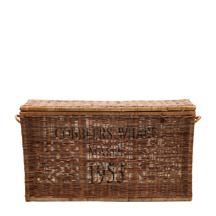 Rustic Rattan Cobblers Wharf Trunk Large - Betten Ritter Living