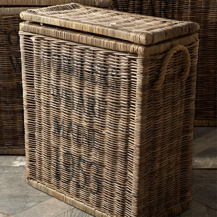 Rustic Rattan Cobblers Wharf Trunk Small - Betten Ritter Living