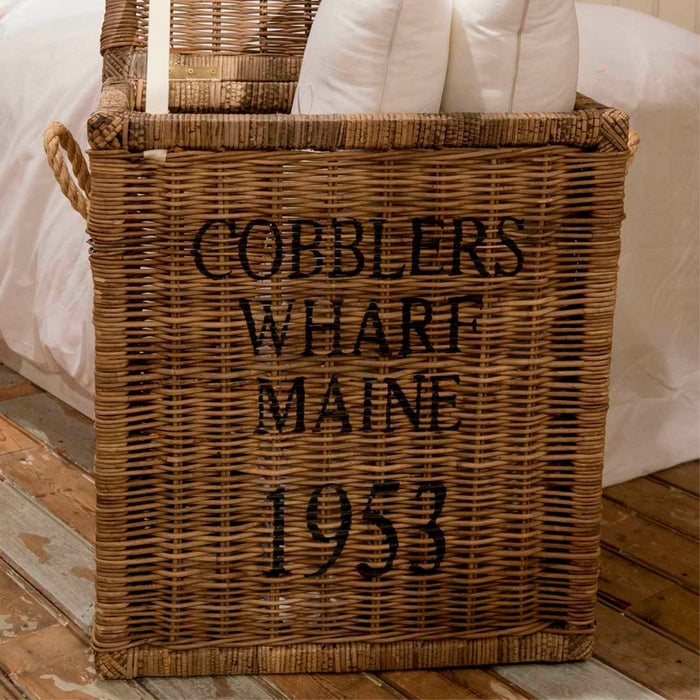 Rustic Rattan Cobblers Wharf Trunk Small - Betten Ritter Living