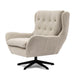 Sessel the Statesman Swivel, Linen Fabulous flax - Betten Ritter Living