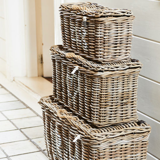 Rustic Rattan Classic RM Basket Set of 3 pieces - Betten Ritter Living