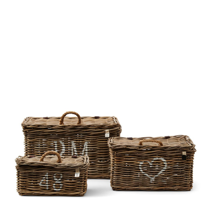 Rustic Rattan Classic RM Basket Set of 3 pieces - Betten Ritter Living