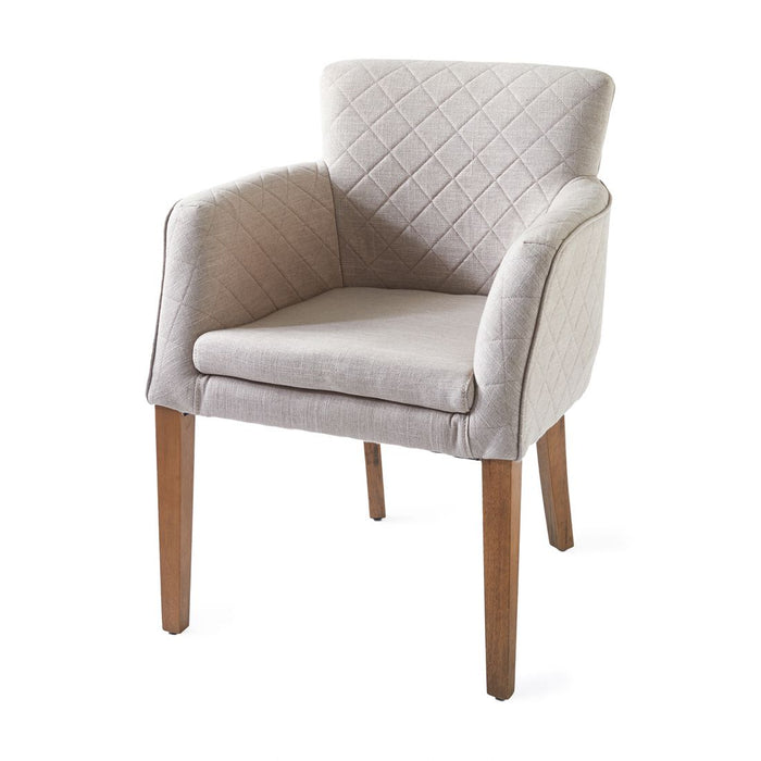 Waverly Dining Armchair, Linen, Flax - Betten Ritter Living