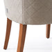 Waverly Dining Armchair, Linen, Flax - Betten Ritter Living