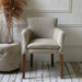 Waverly Dining Armchair, Linen, Flax - Betten Ritter Living