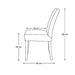 Cape Breton Dining Chair, linen, flax - Betten Ritter Living