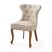 George Dining Chair, linen, flax - Betten Ritter Living