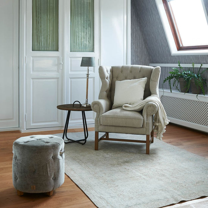 Franklin Park Wing Chair, linen, flax - Betten Ritter Living