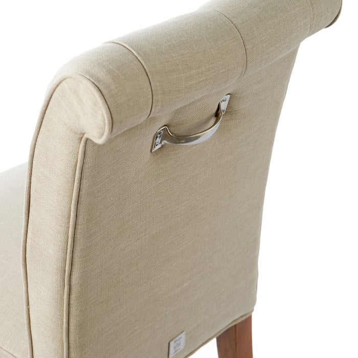 Hampton Classic Dining Chair, linen, flax - Betten Ritter Living