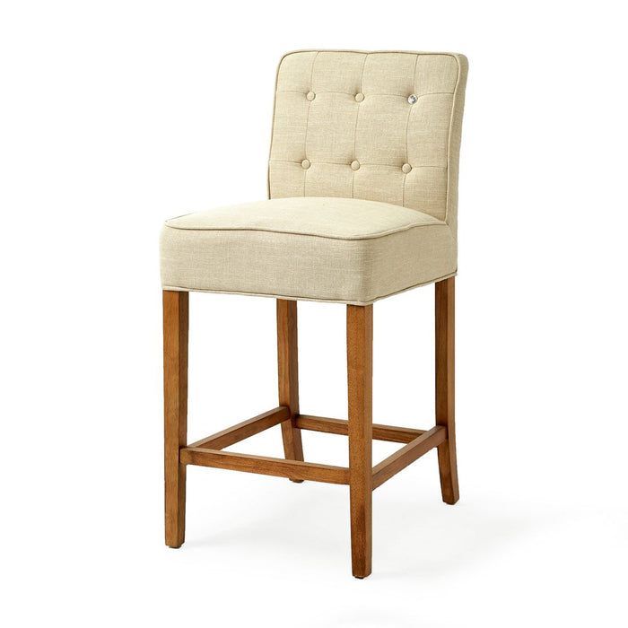 Cape Breton Counterstool, linen, flax - Betten Ritter Living