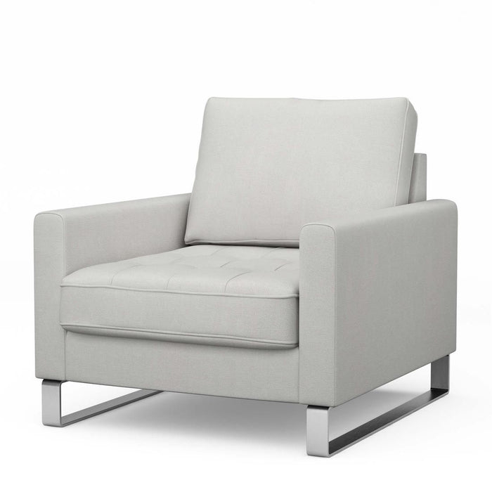 West Houston Armchair, washed cotton - Betten Ritter Living