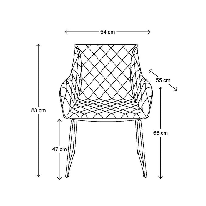 Frisco Drive Dining Armchair, pellini, coffee - Betten Ritter Living