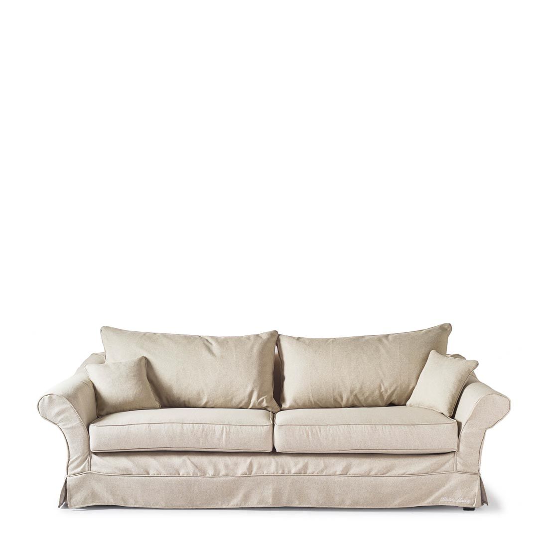 Bond Street Sofa 3,5 Seater, oxford weave, flanders flax - Betten Ritter Living