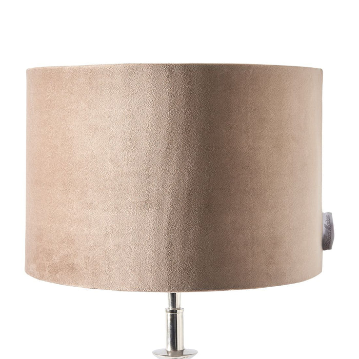 Velvet Cylinder Lampshade sand 20x30 - Betten Ritter Living