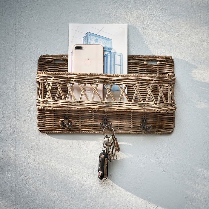 Rustic Rattan Hold My Keys Holder - Betten Ritter Living