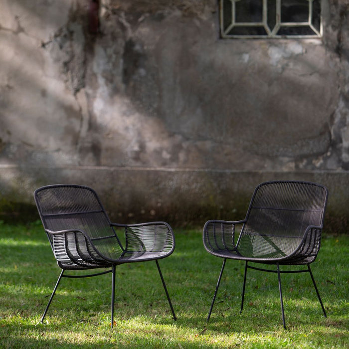 Hartford Outdoor Lounge Chair, espresso/lava Ausstellungsstück - Betten Ritter Living