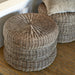 Rustic Rattan Macaron Footstool - Betten Ritter Living