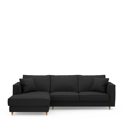 Kendall Sofa With Chaise Longue, oxford weave - Betten Ritter Living