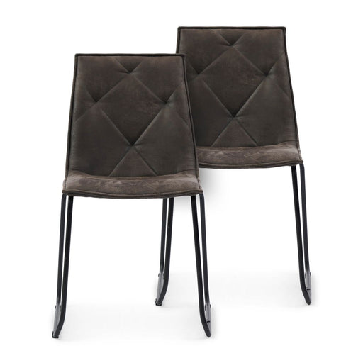 Venice Park Stackable Chair Set of 2, pellini, espresso - Betten Ritter Living