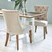 Balmoral Dining Chair, oxford weave, flanders flax - Betten Ritter Living