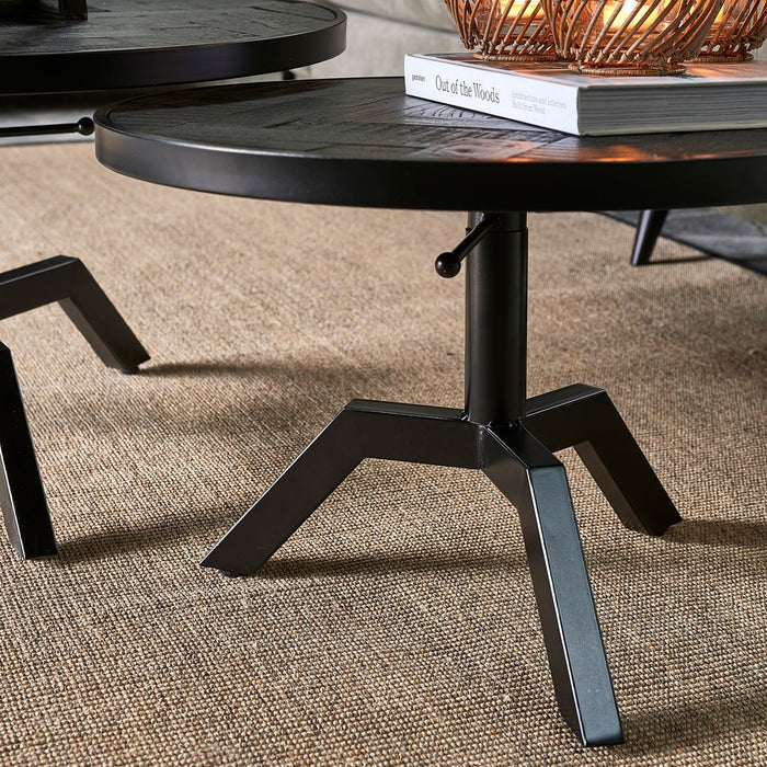 Kirkwood Coffee Table Dia 80, black - Betten Ritter Living