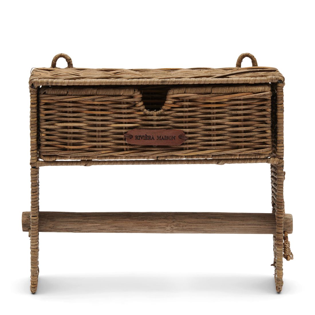 Rustic Rattan Toilet Roll Organiser - Betten Ritter Living