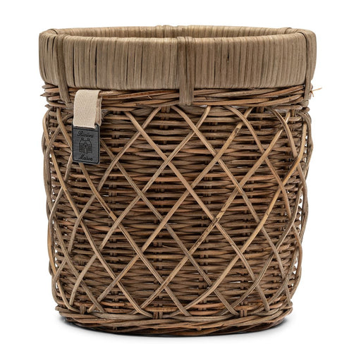 Rustic Rattan Diamond Weave Planter S - Betten Ritter Living